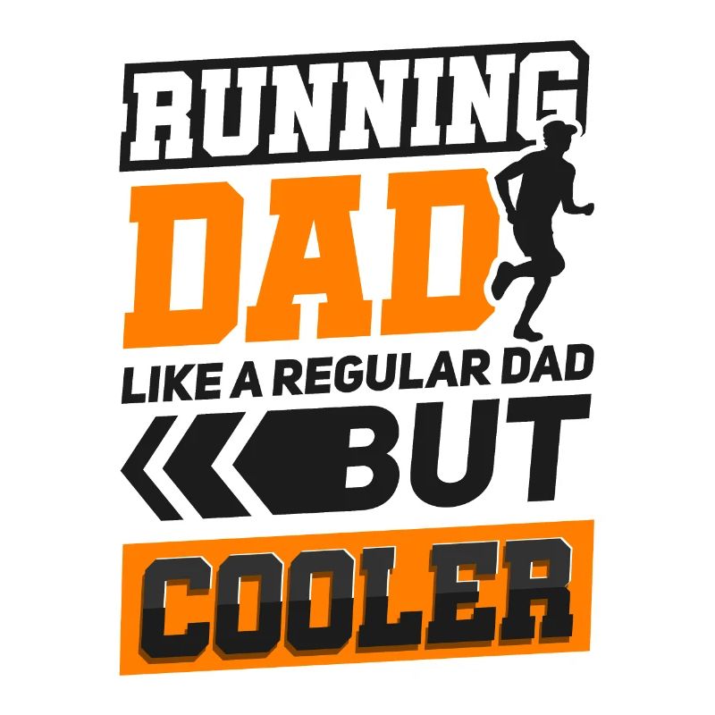 Running dad like a regular dad but cool jogger