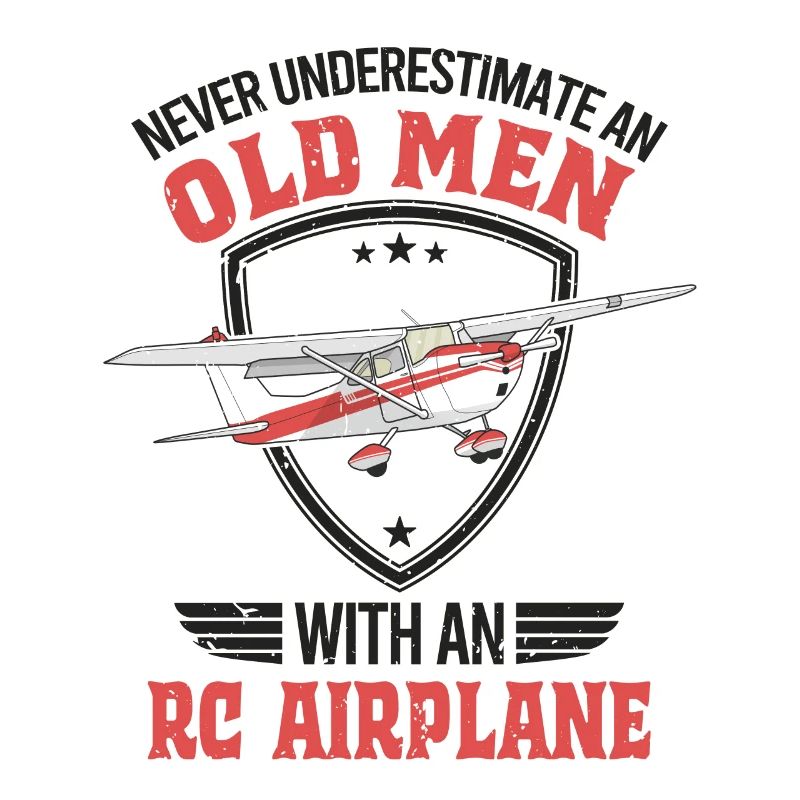 Never underestimate an old men with an RC Airplane