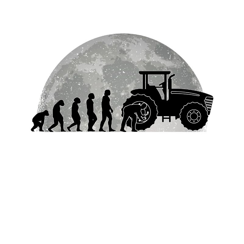 Agricultural Machinery Mechanic Evolution Moon Tractor