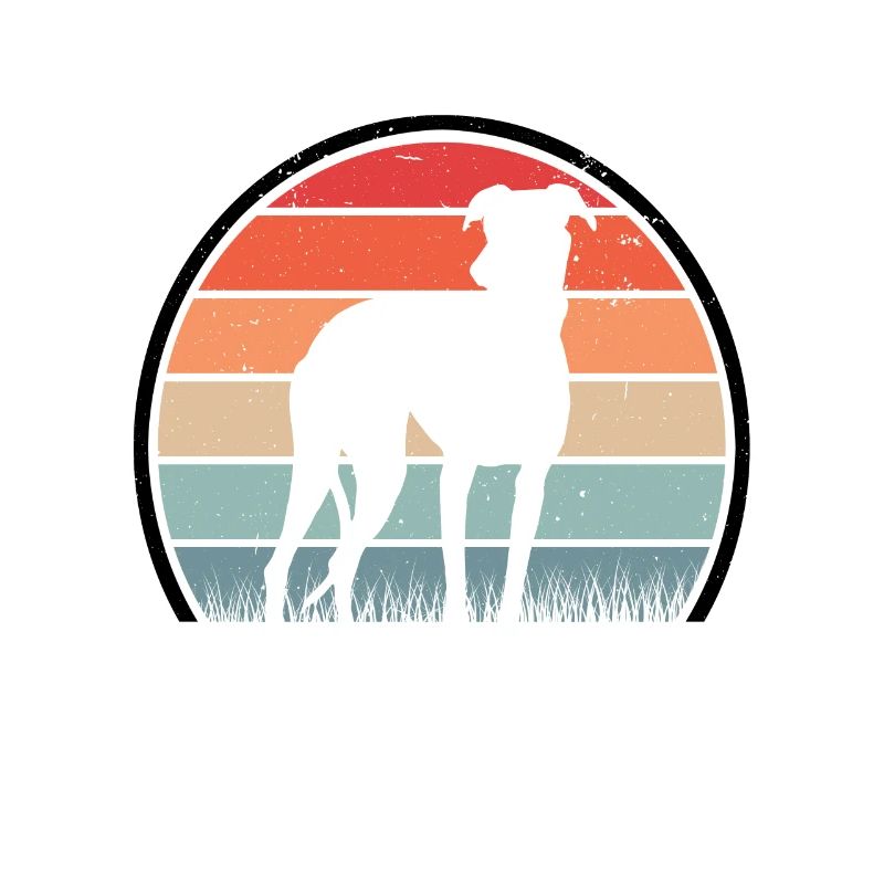 Whippet Retro Greyhound Vintage Sighthound