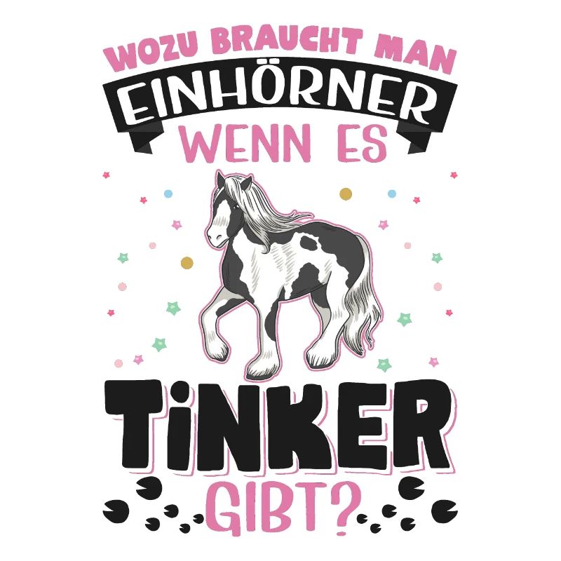 Irish Tinker Pferd Einhorn