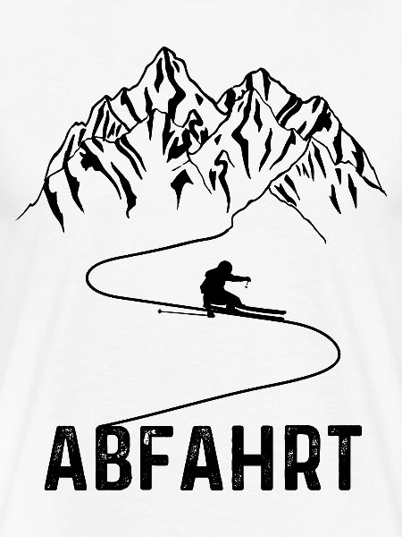Abfahrt. -