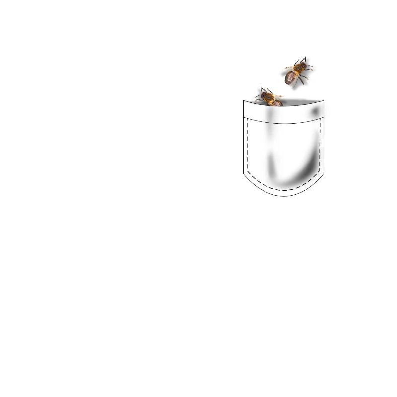 Apiary bee honeycomb bag beekeeper gift