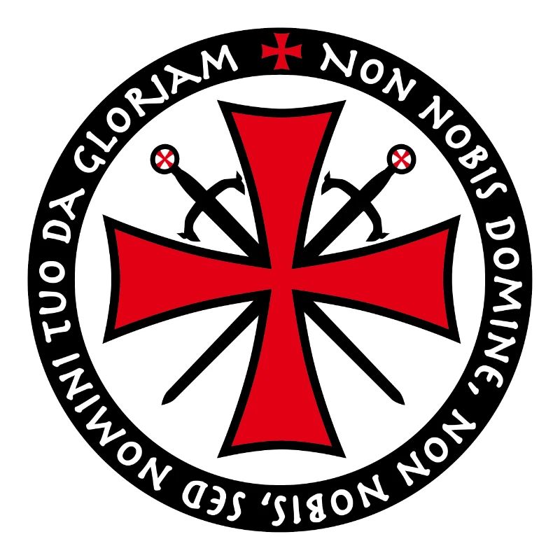 05 Templer Croix Épées Non Nobis Domine Sort