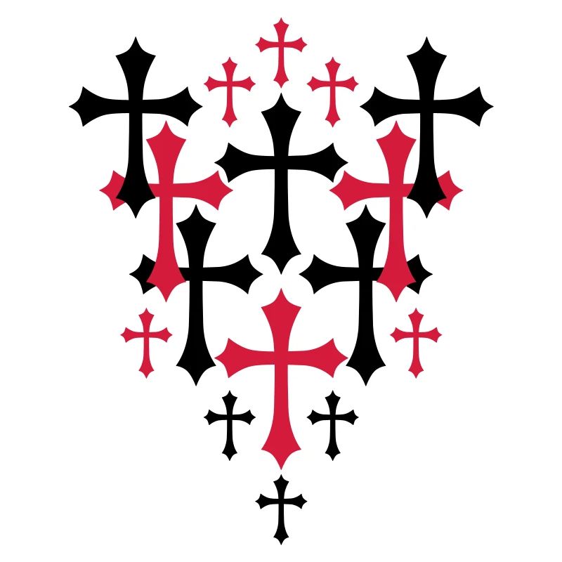 03 Pattern Gothic Crosses