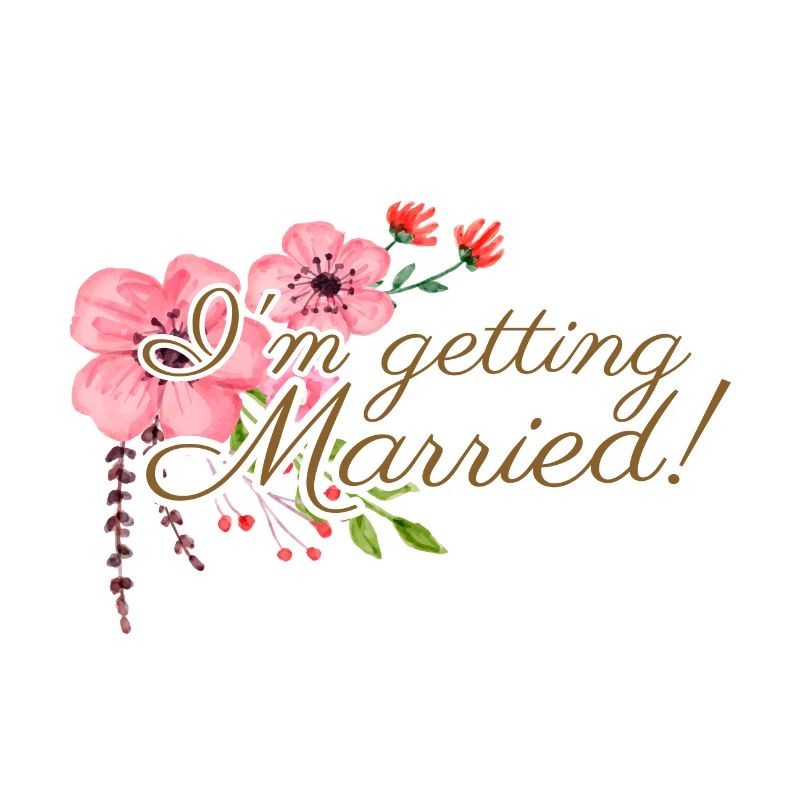 Im Getting Married White Souvenir, Gift, Gift Idea