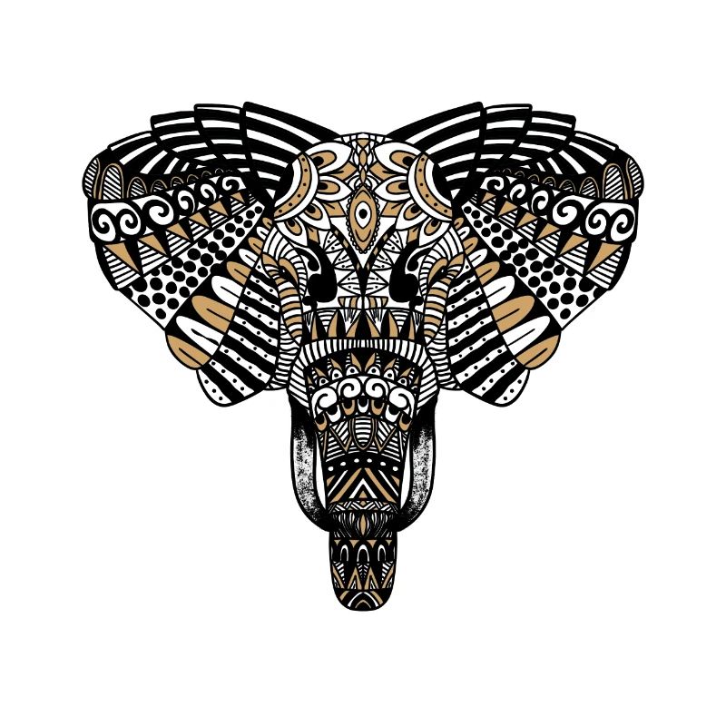 Éléphant Mandala idée de cadeau parfaite