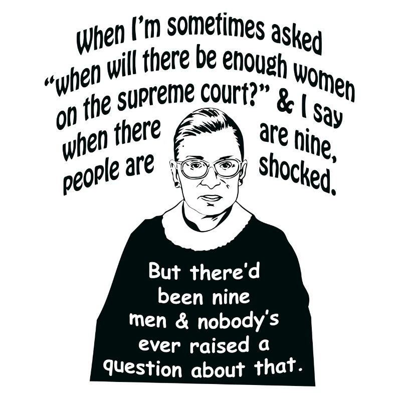 When I'm sometimes asked Ruth Bader Ginsburg