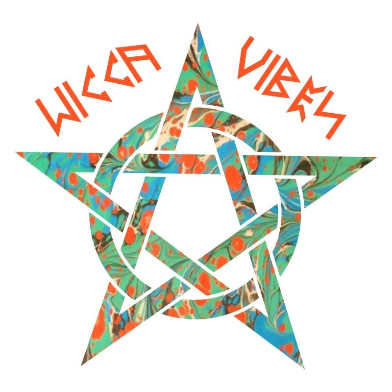 pentagramme 3 e 4 runes wicca vibes