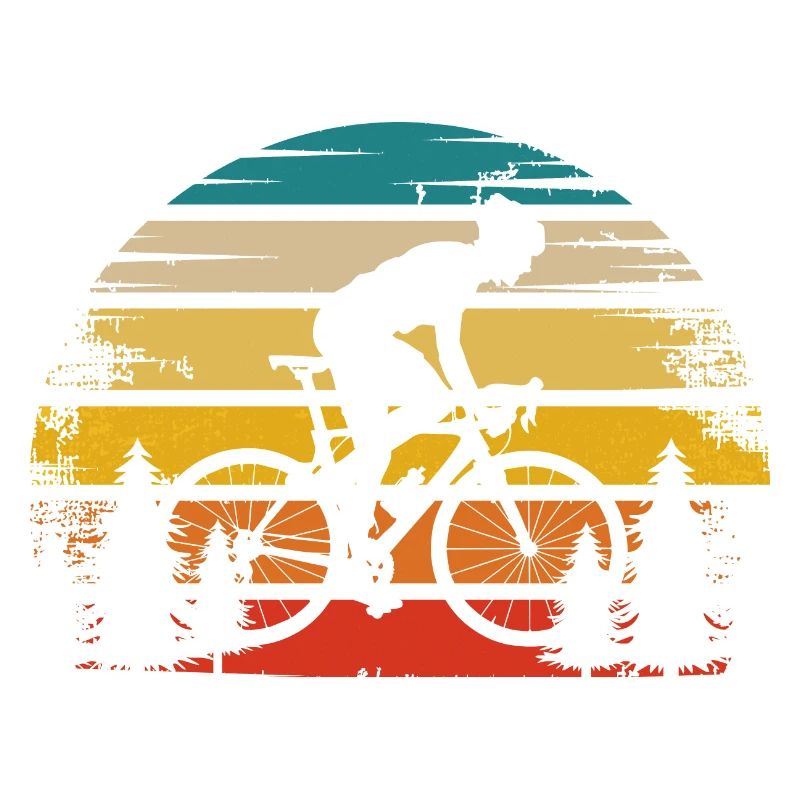 Soleil rétro et cyclisme -