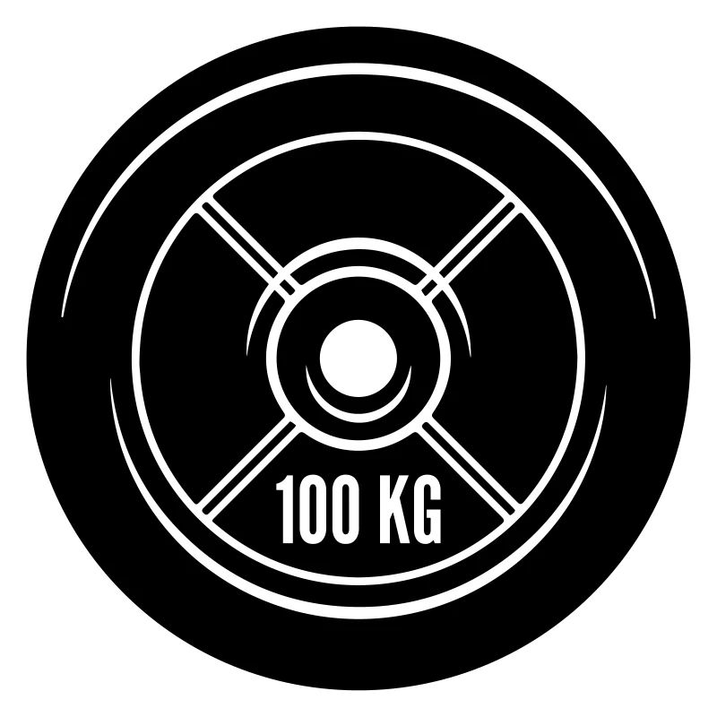 poids d'icône haltère