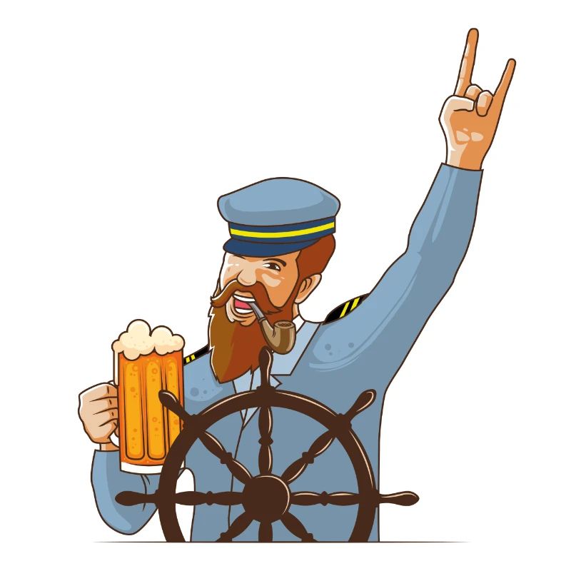 kapitän seemann comic bier
