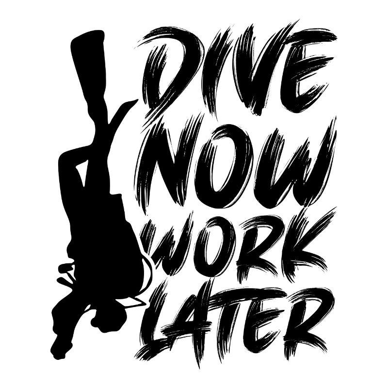 Dive now diving saying