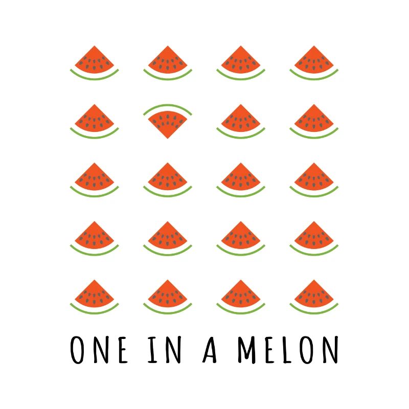 One in a melon - dark design
