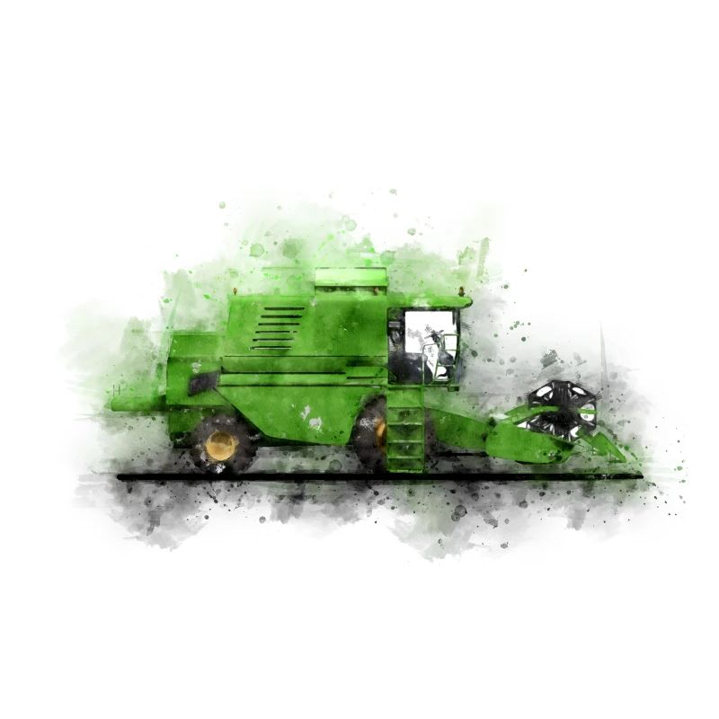 Combine harvester harvest farmer farmer