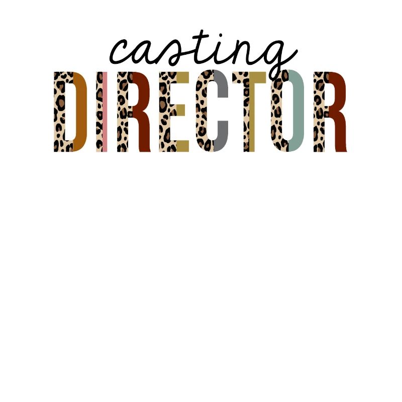 Casting Director Leopard Print Funny