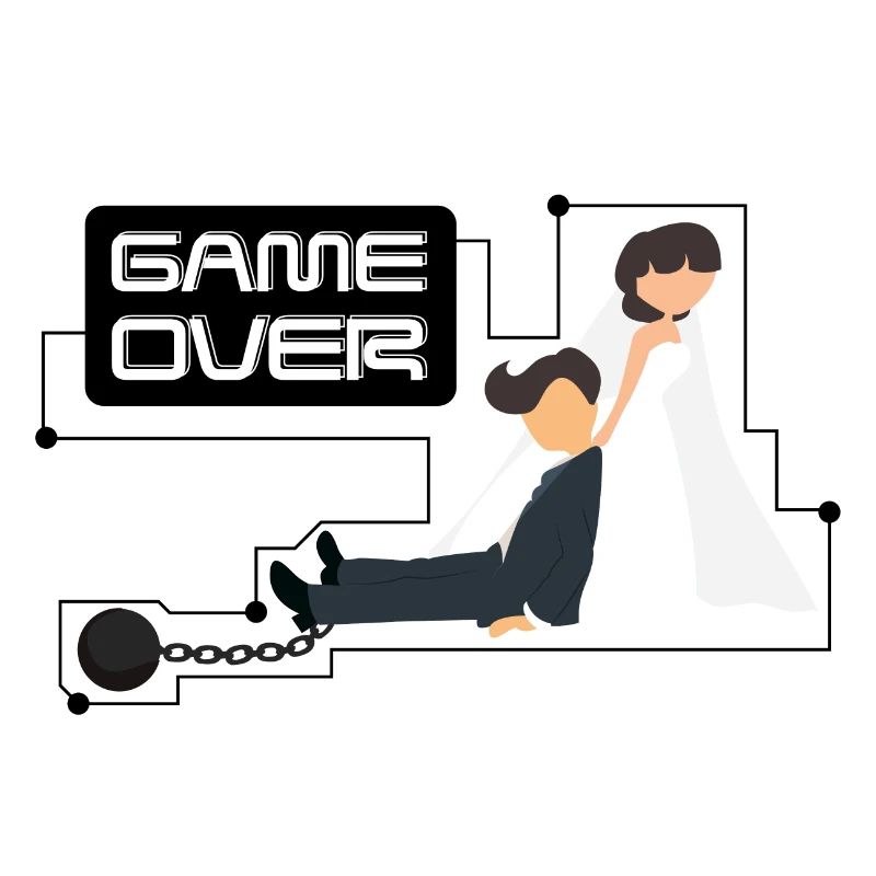 Junggesellenabschied Bachelor Game Over