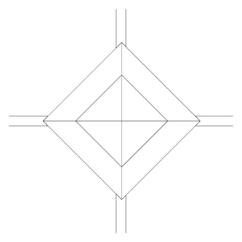 Lignes de cadeaux de géométrie de design