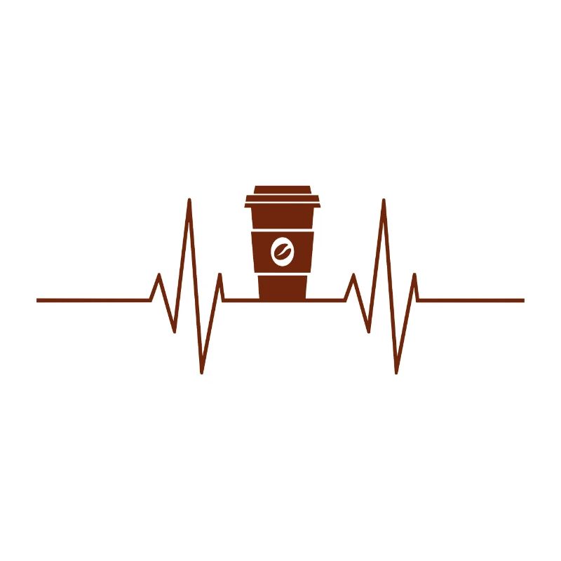 Kaffee - Herzschlag Herzfrequenz