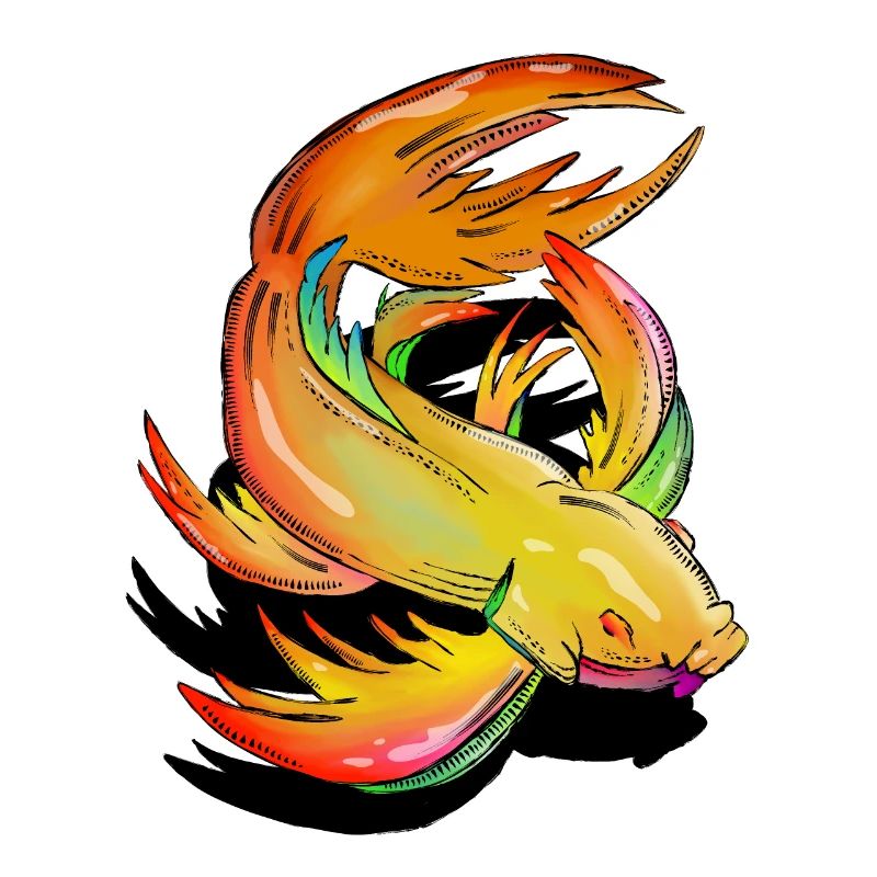 Colourful Koi Fish