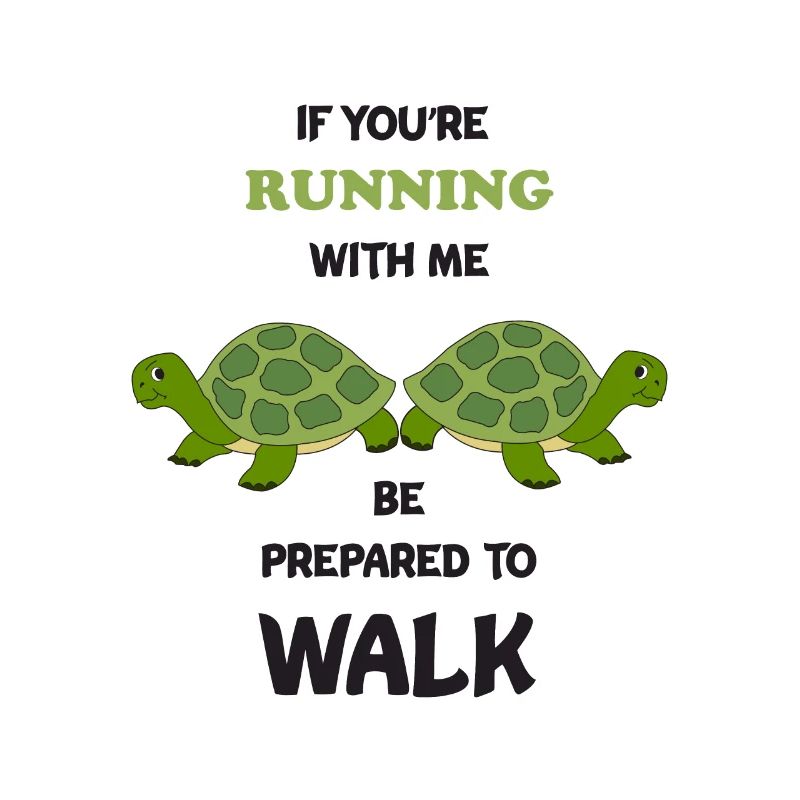 Running Funny Run Turtle Marathon Runner Geschenk