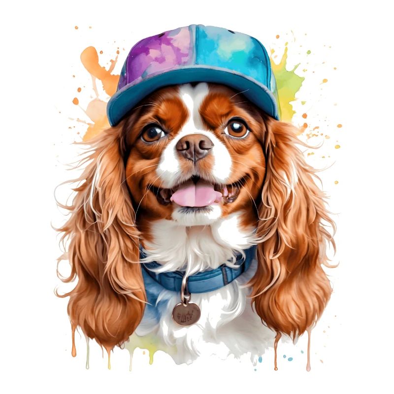 Cavalier King Charles Spaniel Snapback Cap Chien