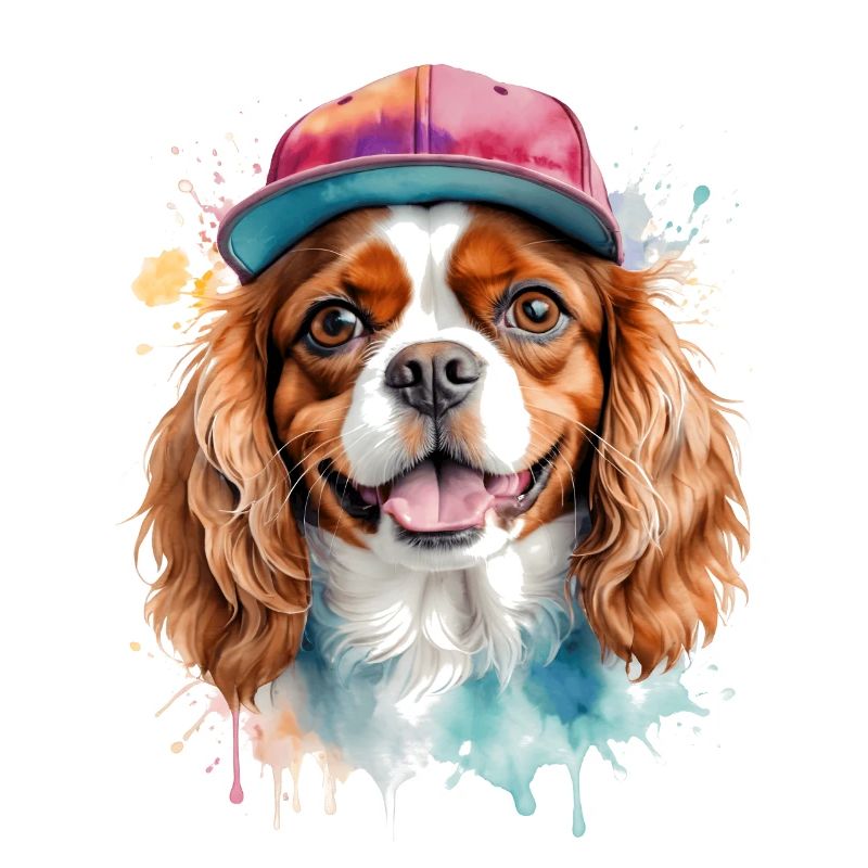 Cavalier King Charles Spaniel Snapback Cap Chien