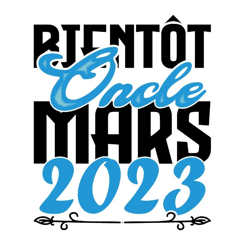 Cadeau Annonce grossesse. bientôt Oncle Mars 2023.