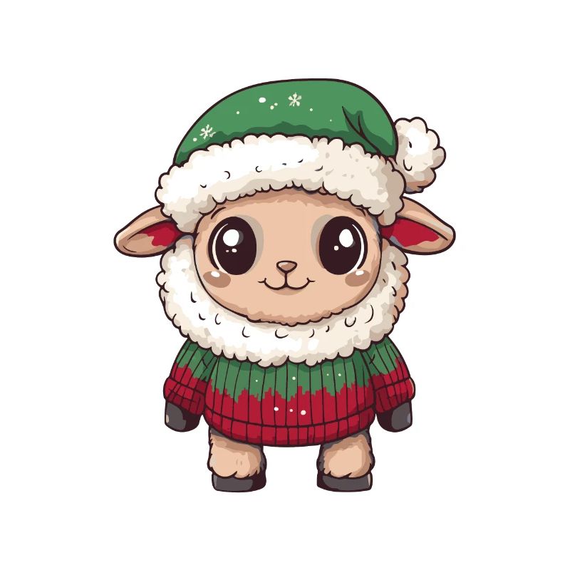 Sheep Christmas Comic