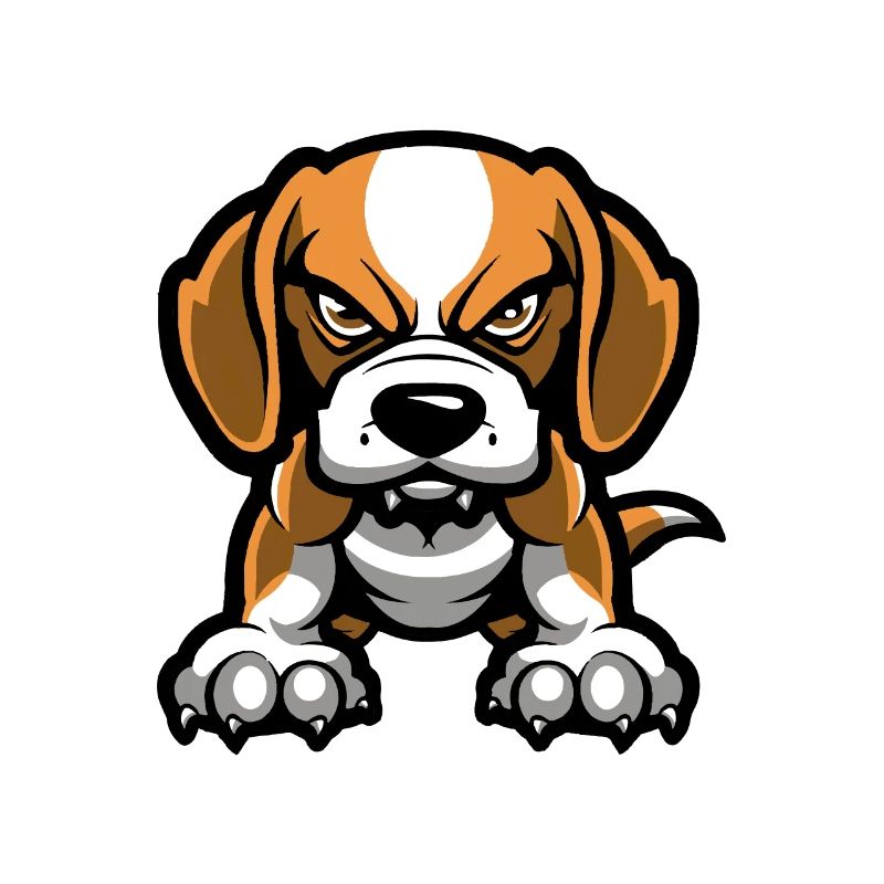 Beagle Hund Maskottchen