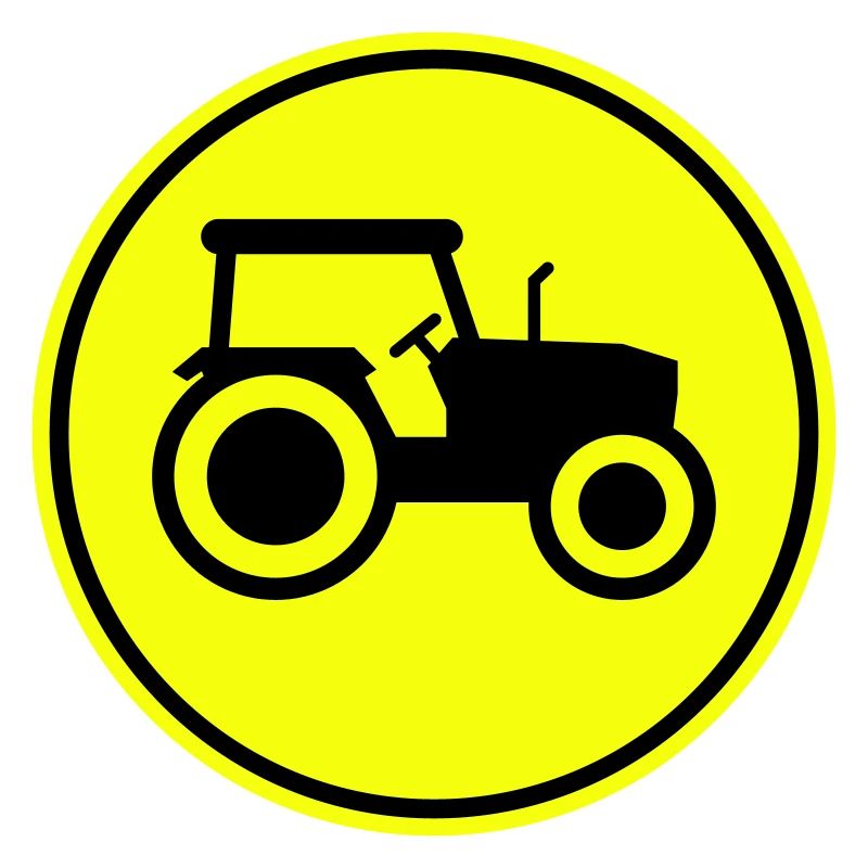 Traktor icon Silhouette