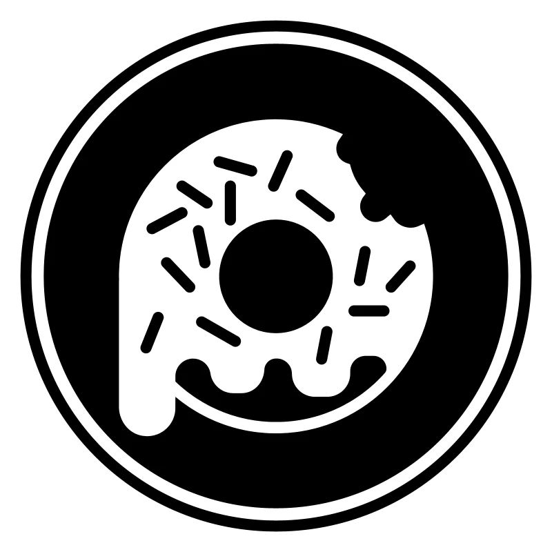 Eating donut