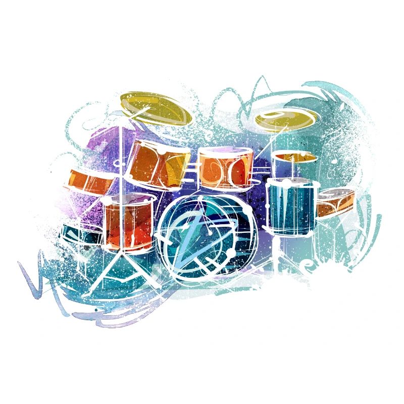 Drums collage