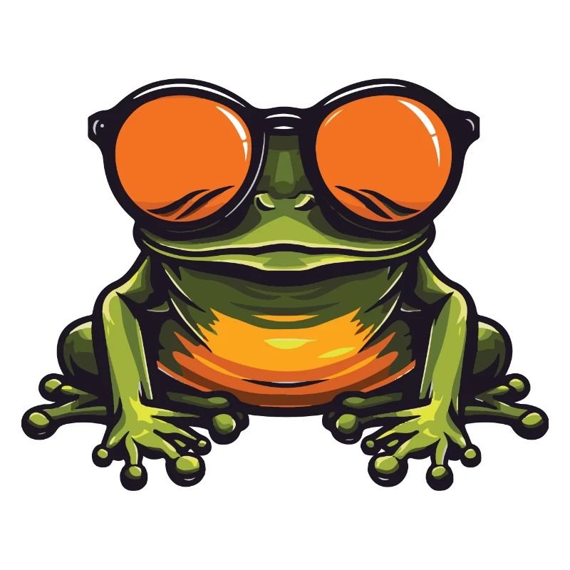 Frog Funny Cool