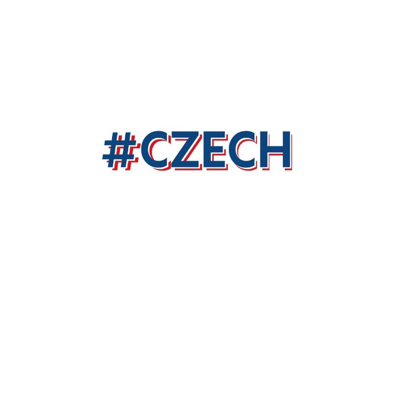 Czech Hashtag Tchèque Tchèque Tchèque