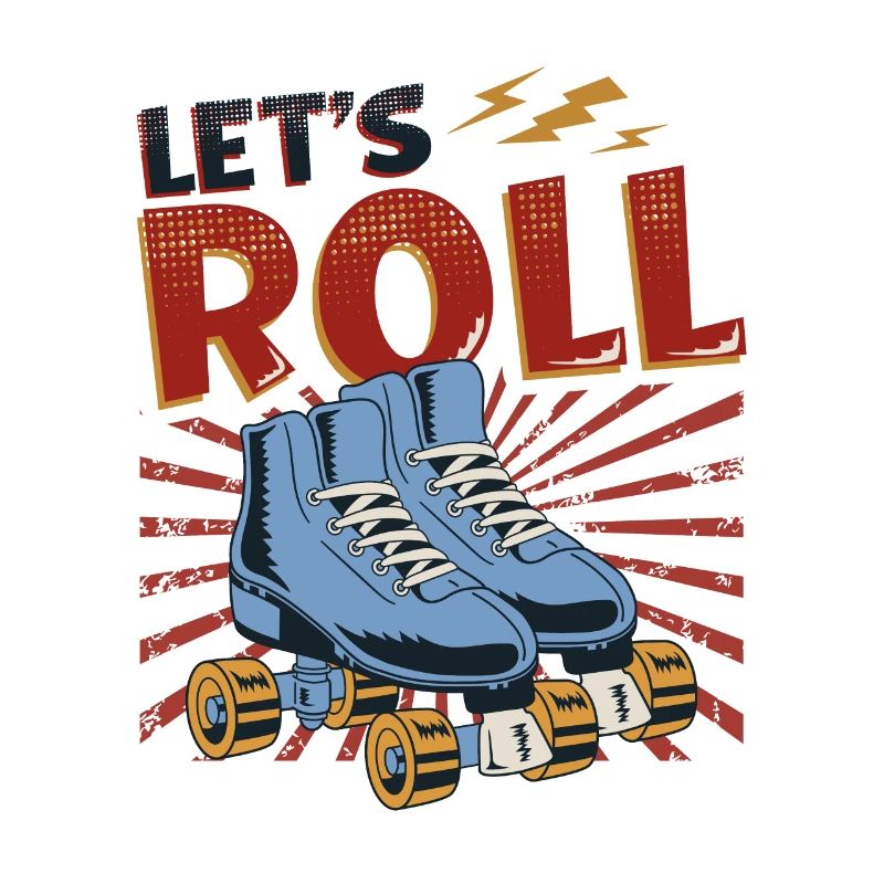 Let's Roll Roller Blade Skating, roller skater