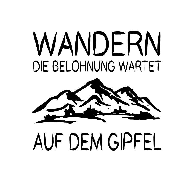 Wanderer Bergsteiger Wandern Wandersprüche