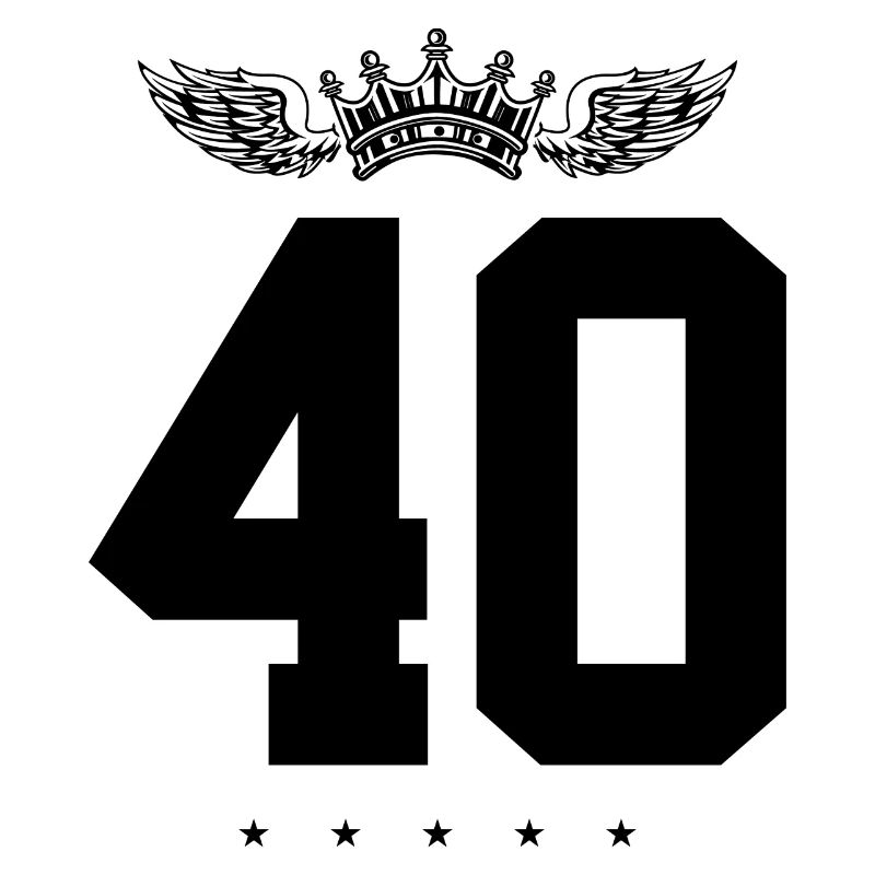 40 Couronne de numéros