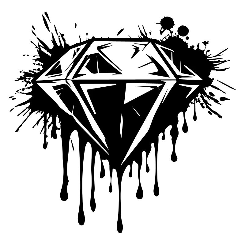 Pierre précieuse de diamant