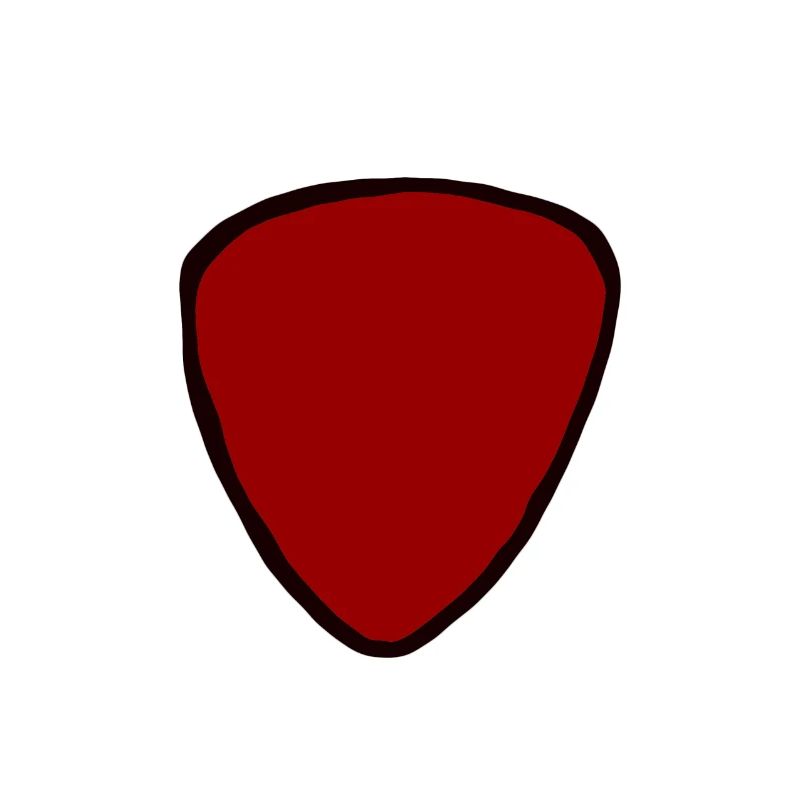 Plectrum red