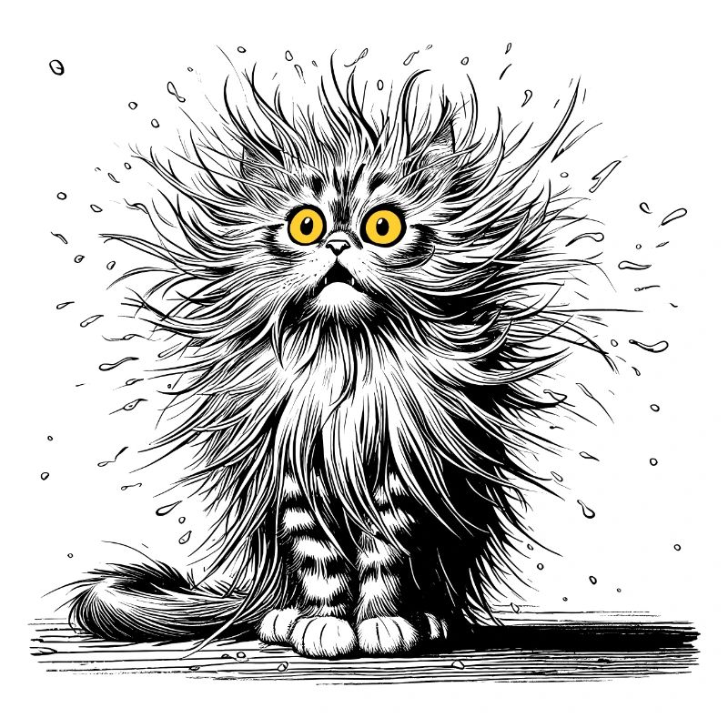 grappige kat
