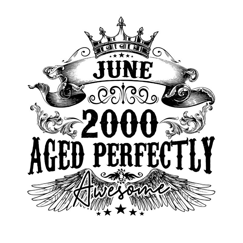 2000 | June Aged Perfectly 2000 Geburtstagsgeschenk