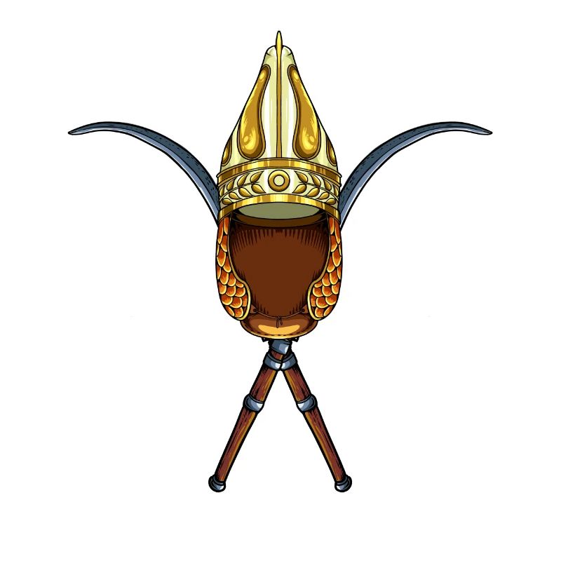 Daker Schwerter und Helm