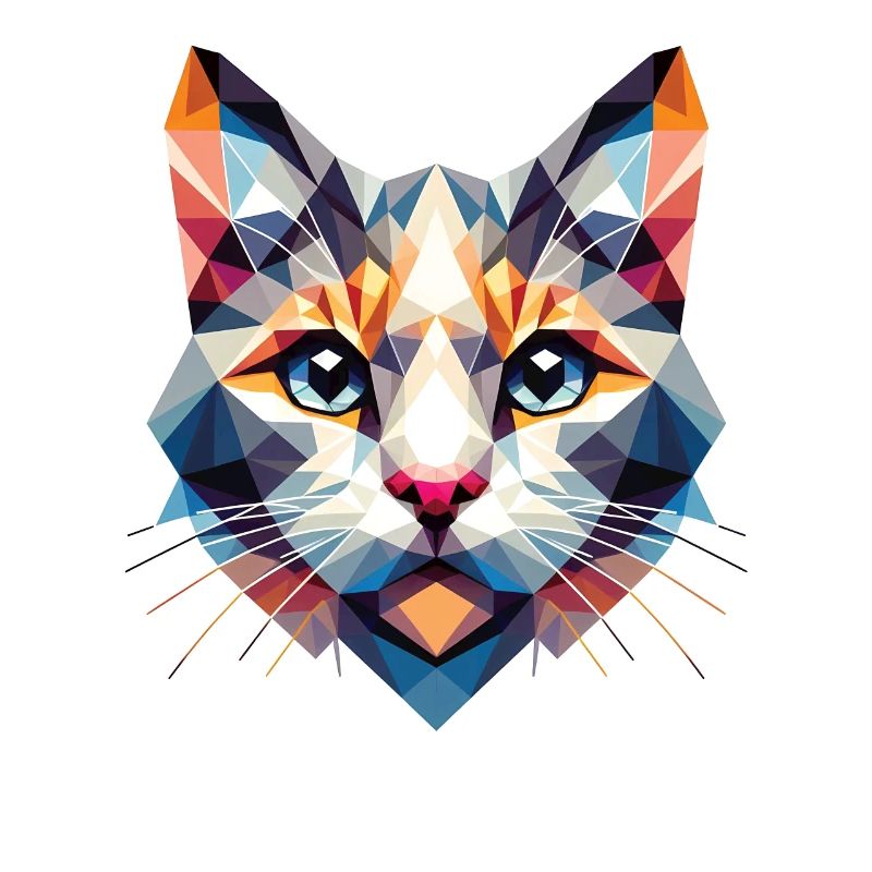 Polygon Cat, Art Numérique