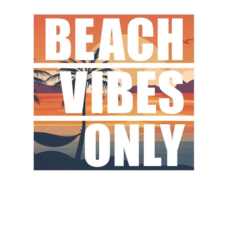 Beach Vibes Only Retro Beach Vacation Surf Beach