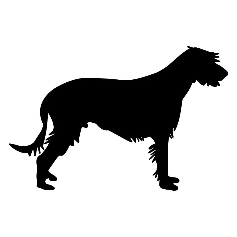 Irischer Wolfshund Silhouette Vektor