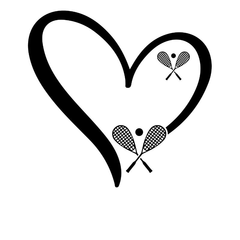 Squash Rackets Squash Heart Squash Player