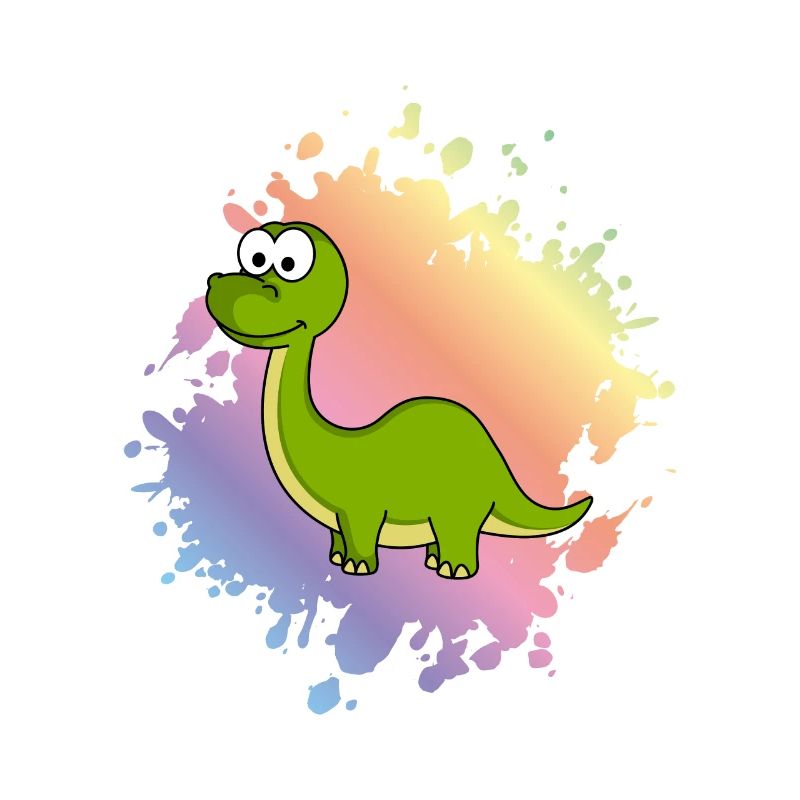 Dinosaur brontosaurus Comic