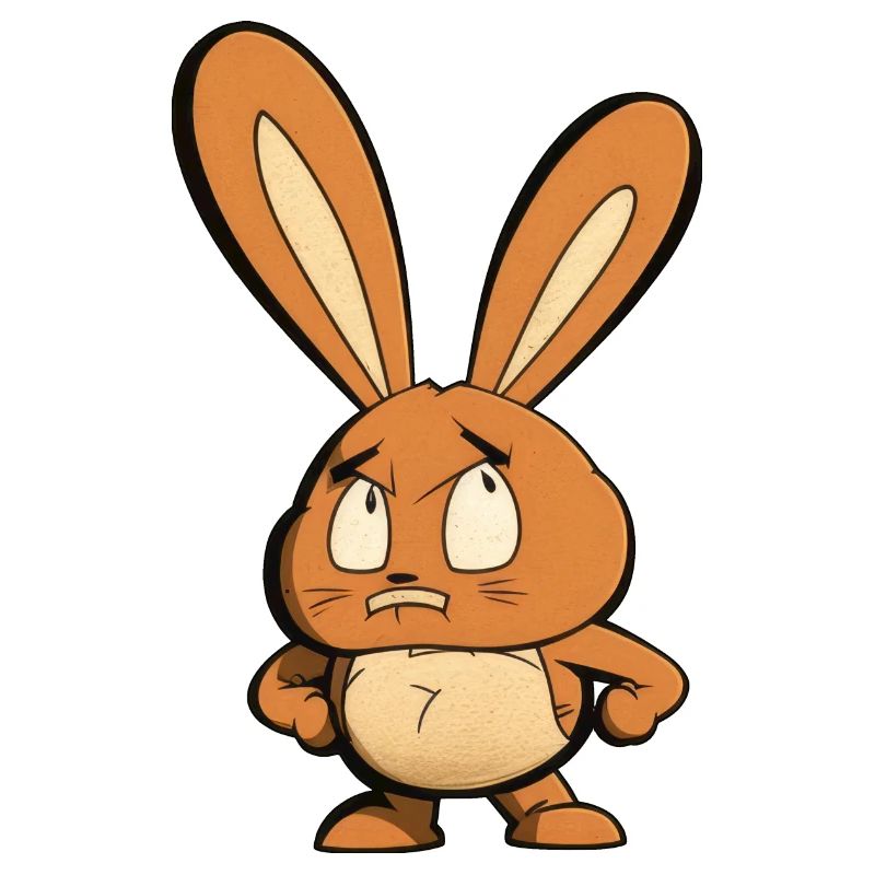 angry bunny