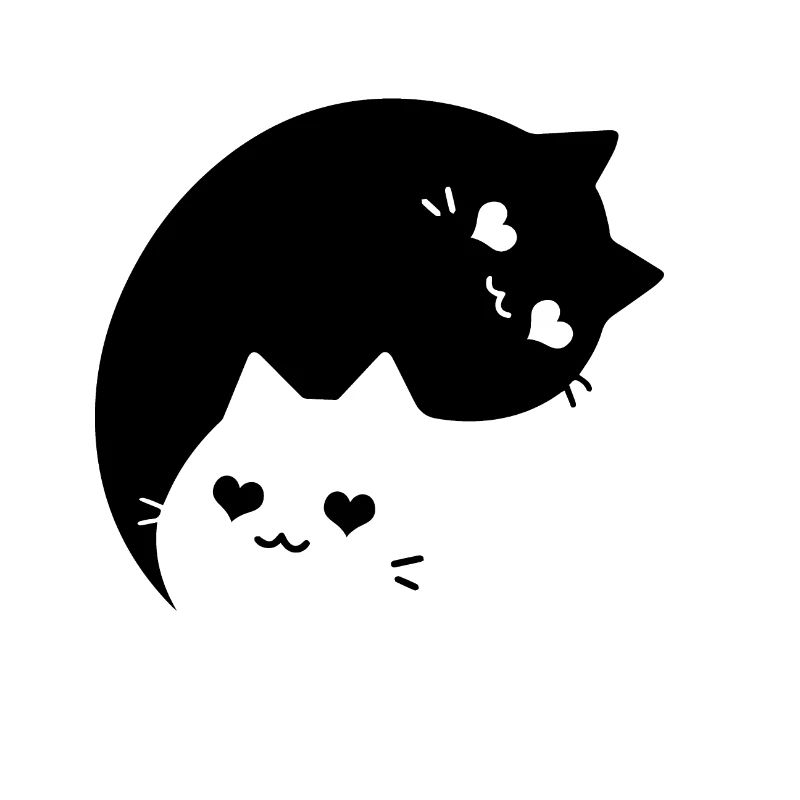Ying & Yang - 2 Katzen